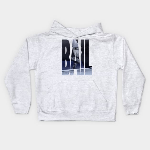 Skateboard clothing bail Kids Hoodie by Carlos CD